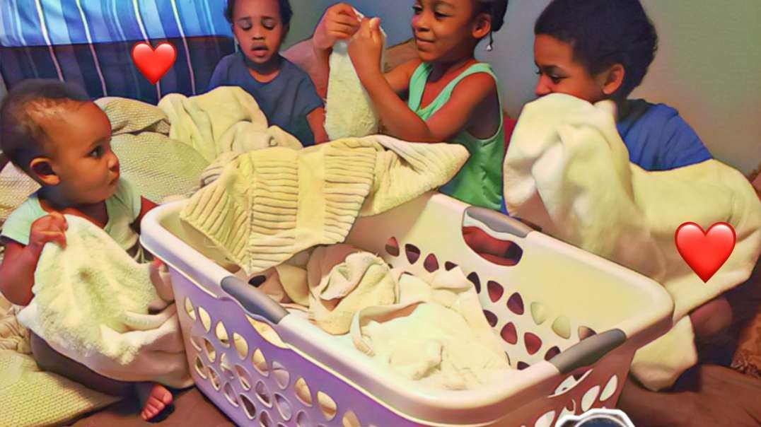 Laundry Day Vlog with the Kiddos!